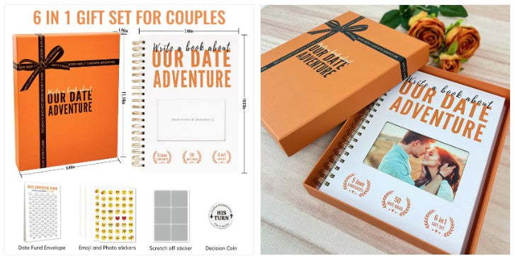 Write A Book About Our Date Adventure-6in1 Gift Set