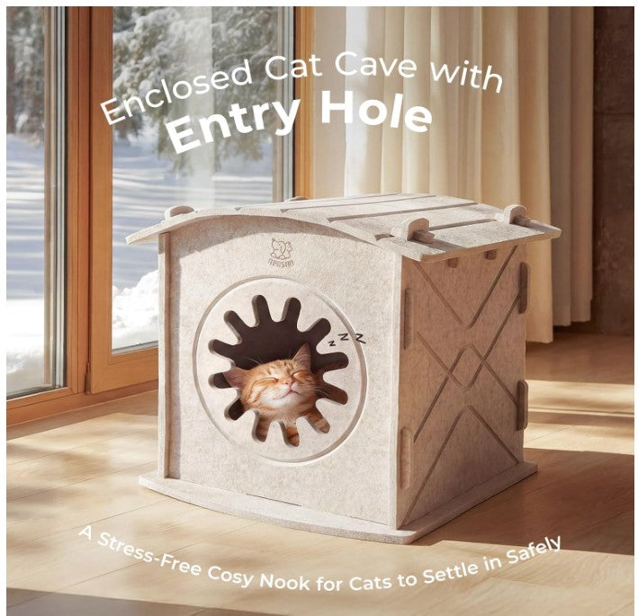 Apasiri Cat Houses for Indoor Cats