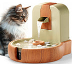Purrvana Cat Water Fountain – Eco-Friendly Zen Cat Fountain with Feng Shui Design