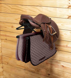 Set of 2 - Saddle Rack With Pad Bar | Mounted Rack w/Double Pad Rack  24X12X7.5
