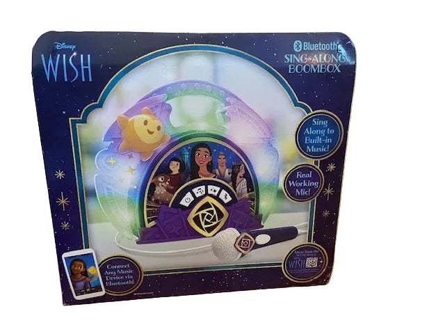 Disney Wish-sing-along boom box