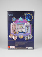 Disney Wish Toys, Rosas Castle Dollhouse Playset with 2 Posable Mini Dolls, Star Figure, 20 Accessories, Light-Up Projection Dome & More