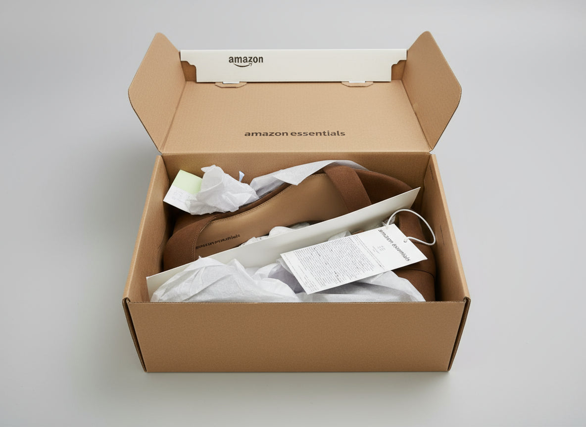 Amazon Essentials Women's Two Strap Heeled Sandal