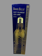 LED Beer Bulb – Brown E26 base 8W 1800K dimmable