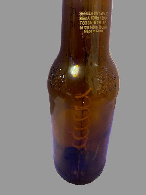 LED Beer Bulb – Brown E26 base 8W 1800K dimmable