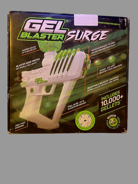 Gel Blaster SURGE , Electric Green, Water-Based Gellet Blaster