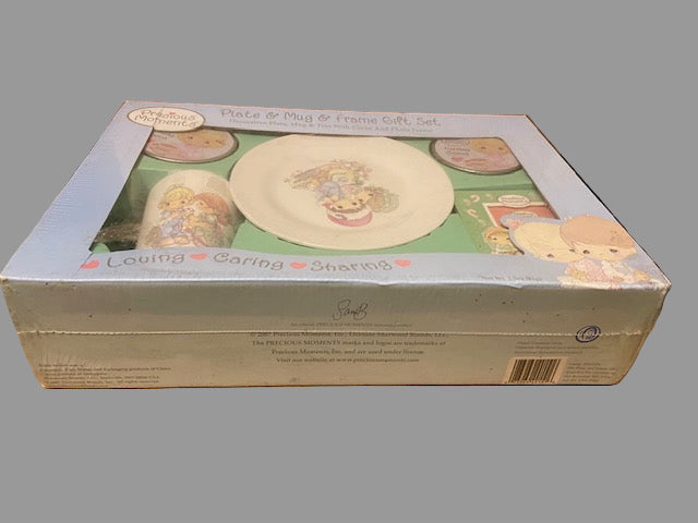 PRECIOUS MOMENTS Decorative Plate Mug Frame 2007 Gift Set