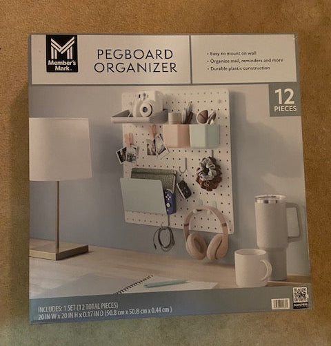 Member's Mark Pegboard Organizer, 12-Piece Set