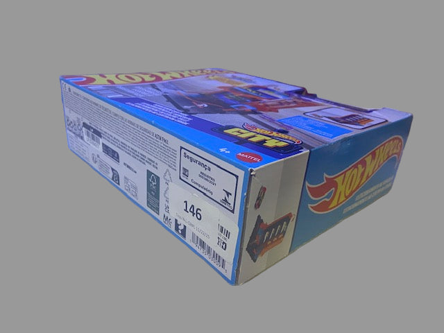 Hot Wheels City Downtown Car Park Playset with 1:64 Scale Vehicle