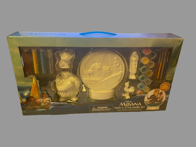 Disney Moana Paint & Style Jumbo Set