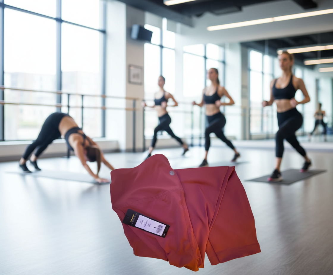 2 Pair Yogalicious High Waist Squat Proof Lux Ankle  Terracotta 25"