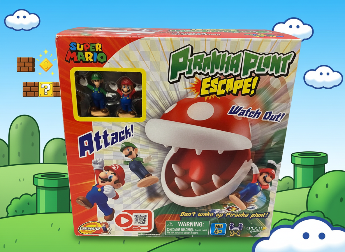 Epoch Games Super Mario Piranha Plant Escape! Game