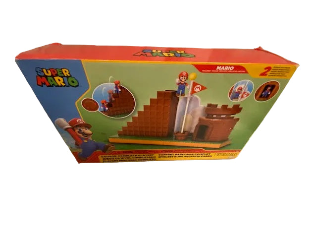 Nintendo Super Course Complete Playset Includes 2.5 inch Mario Action Figure