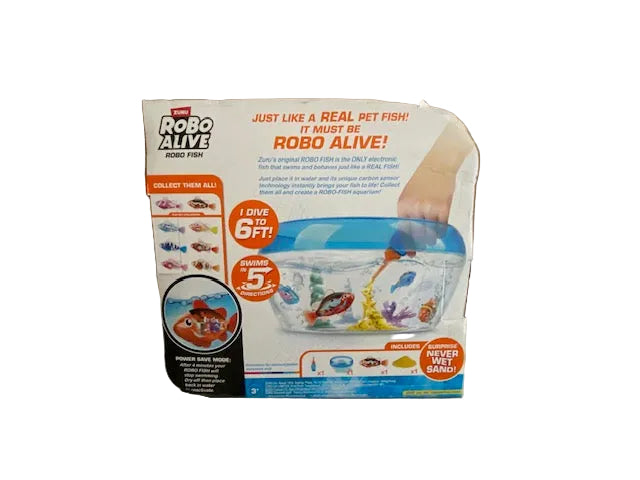 Zuru Robo Alive Robo Fish Swim'N Fish Bowl