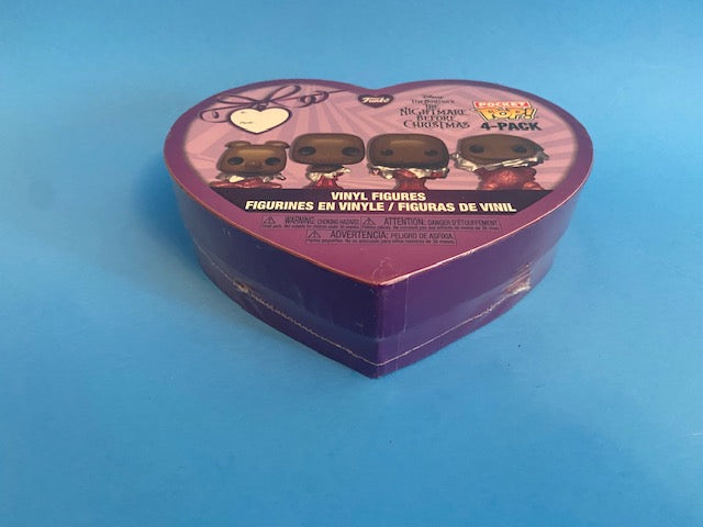 Funko Pocket Pop! The Nightmare Before Christmas Valentine's Box 4Pack Chocolate Vinyl Figures