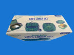 BENTGO- SNAP AND GO KIDS'S LUNCH SET- (TEAL-SHARK)