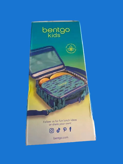 BENTGO- SNAP AND GO KIDS'S LUNCH SET- (TEAL-SHARK)