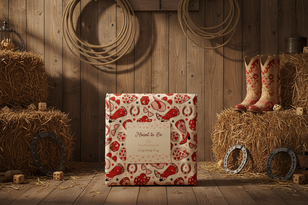 Meant To Be Valentine's Day 4pc  Sheet Set (FULL)