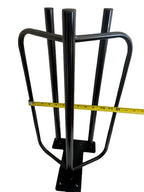 Set of 2 - Saddle Rack With Pad Bar | Mounted Rack w/Double Pad Rack  24X12X7.5