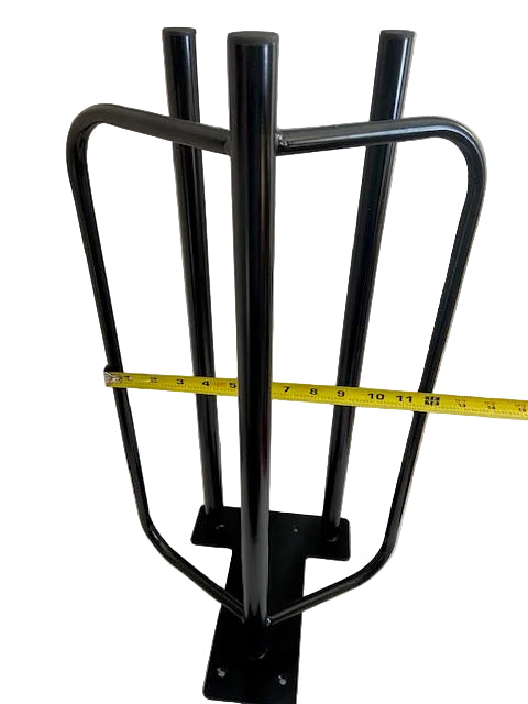 Set of 2 - Saddle Rack With Pad Bar | Mounted Rack w/Double Pad Rack  24X12X7.5