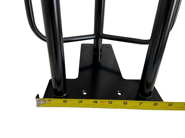 Set of 2 - Saddle Rack With Pad Bar | Mounted Rack w/Double Pad Rack  24X12X7.5