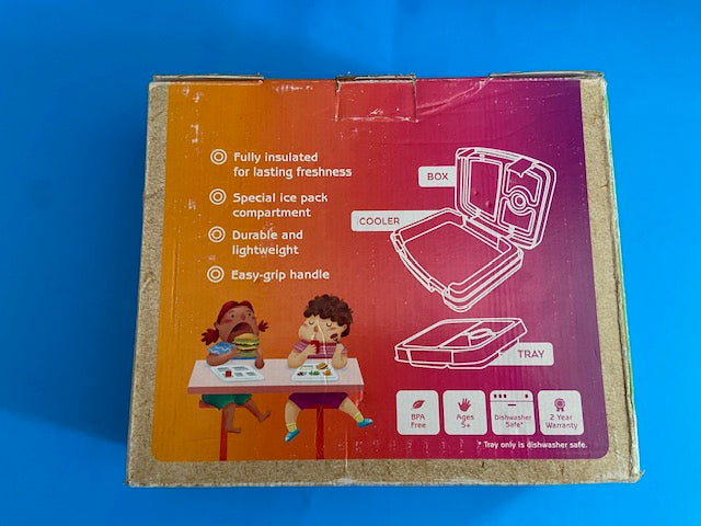 Lunch Box for Kids - Insulated Lunch Box with Art Inserts and Cooler Compartment