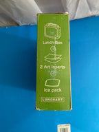 Lunch Box for Kids - Insulated Lunch Box with Art Inserts and Cooler Compartment