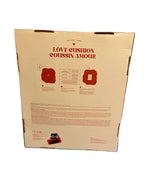 Red Plush Love Cushion & Removable Heat Pack