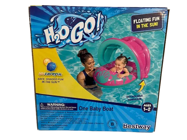 POOL COMBO- BABY BOAT, MICKEY SWIMMER AND WATER SPRAYER.