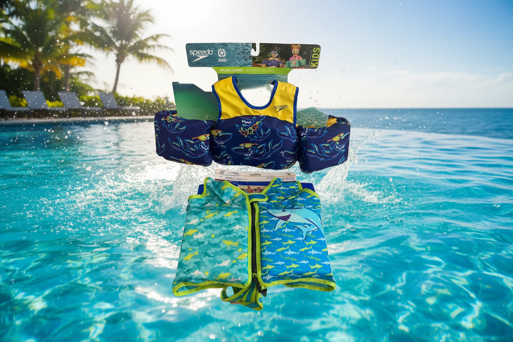 - SPEEDO SPLASH JAMMER / SWIMWAYS SWIM VEST