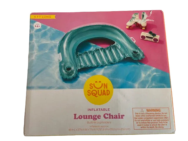 SUN SQUAD SWIM TUBE AND LOUNGE CHAIR