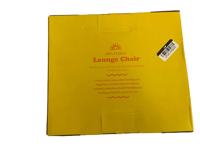SUN SQUAD SWIM TUBE AND LOUNGE CHAIR