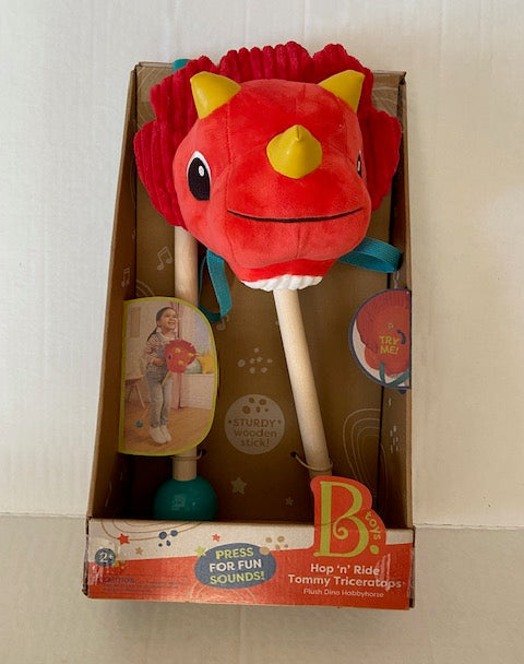 B-TOYS  Hop ‘n’ Ride – Tommy Triceratops