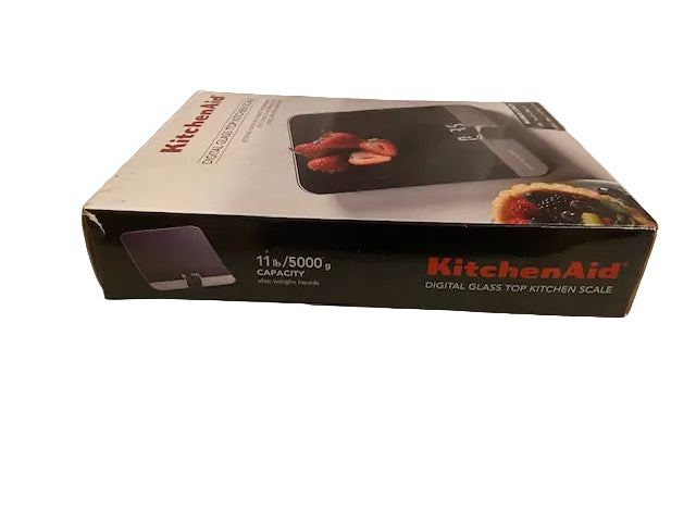 KitchenAid 11lb Digital Glass Top Kitchen and Food Scale