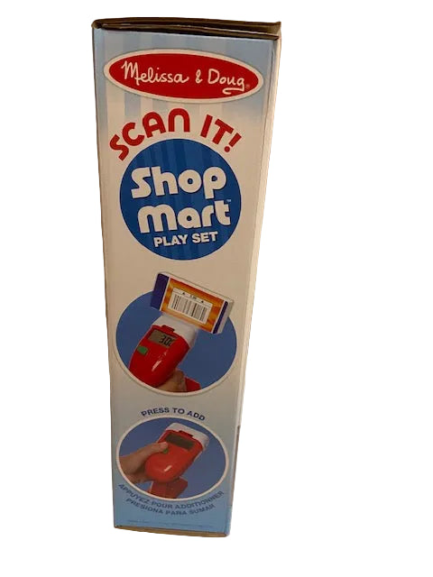 Melissa & Doug Shop Mart Play Set With Electronic Scanner And Wooden Play Food To Scan