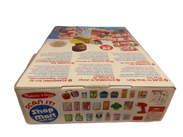 Melissa & Doug Shop Mart Play Set With Electronic Scanner And Wooden Play Food To Scan