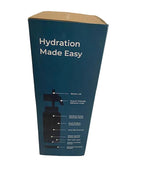 Water H Smart Water Bottle 18oz with TDS sensing and AI technology (Magnetite Blue)