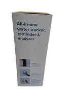 Water H Smart Water Bottle 18oz with TDS sensing and AI technology (Magnetite Blue)