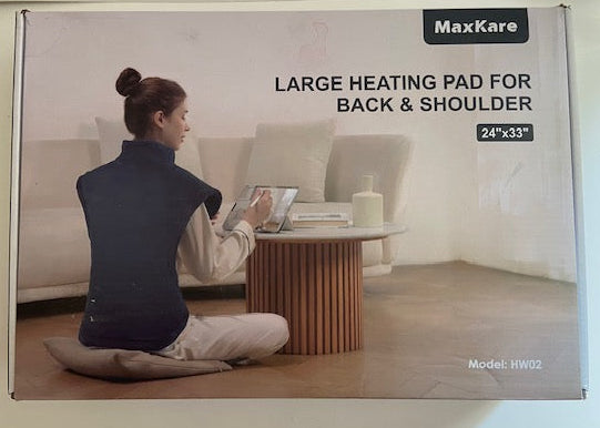 Maxkare Large Heating Pad for Back & Shoulder  24"x33"