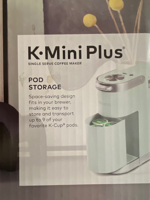 Keurig K-Mini Plus Single Serve K-Cup Pod Coffee Maker,  Misty Green