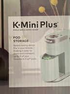 Keurig K-Mini Plus Single Serve K-Cup Pod Coffee Maker,  Misty Green