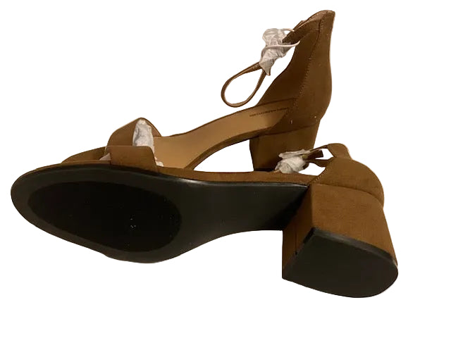 Amazon Essentials Women's Two Strap Heeled Sandal