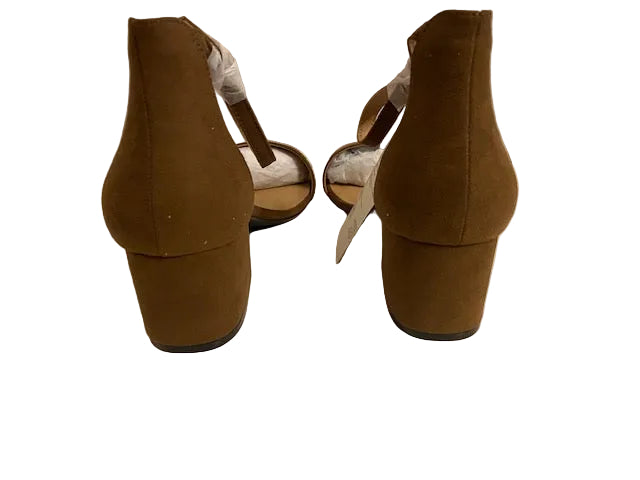 Amazon Essentials Women's Two Strap Heeled Sandal