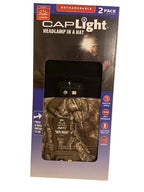 Realtree APX CapLight  Headlamp in a hat/ beanie 300 LUMENS- 2 pack