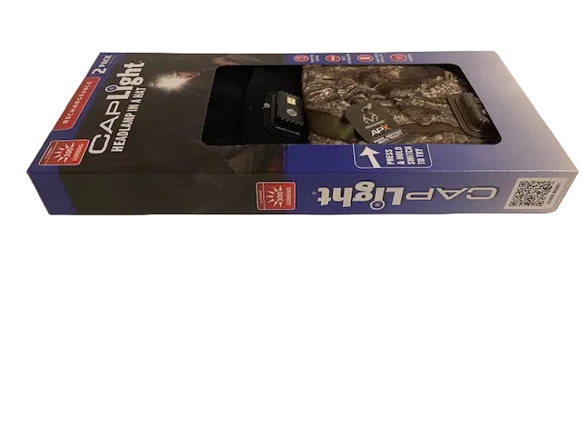 Realtree APX CapLight  Headlamp in a hat/ beanie 300 LUMENS- 2 pack