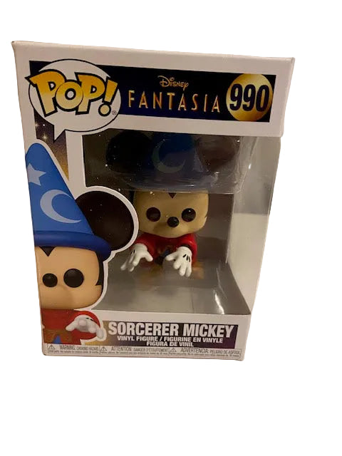 FUNKO POP DISNEY - Sorcerer Mickey 990, Donald Duck 1309, Pluto 287