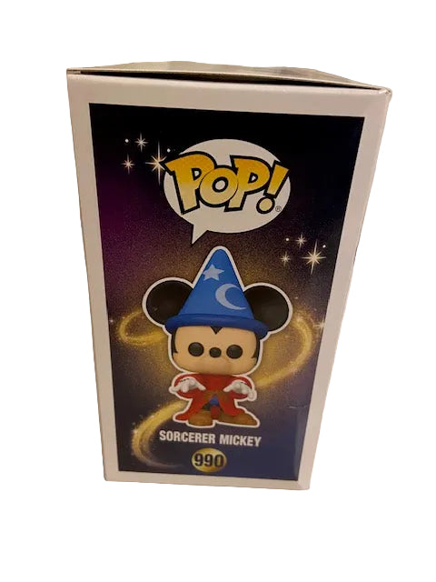 FUNKO POP DISNEY - Sorcerer Mickey 990, Donald Duck 1309, Pluto 287