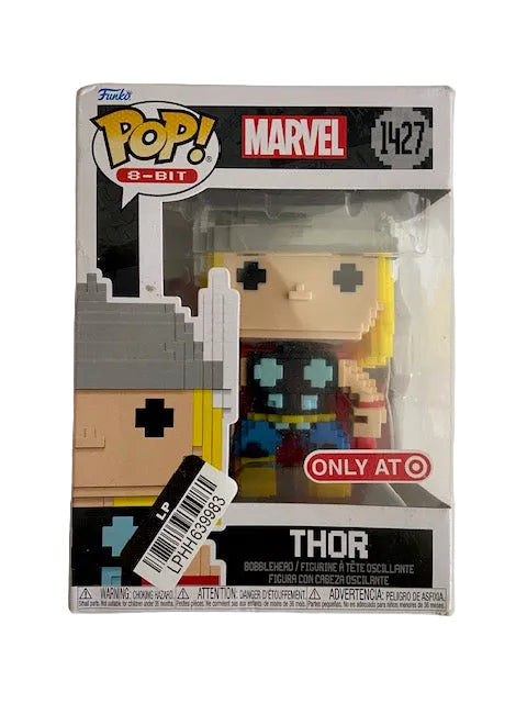 FUNKO POP-8-BIT THOR 1427, DR STRANGE 1428, IRON MAN 1429, SCARLET WITCH 1430-