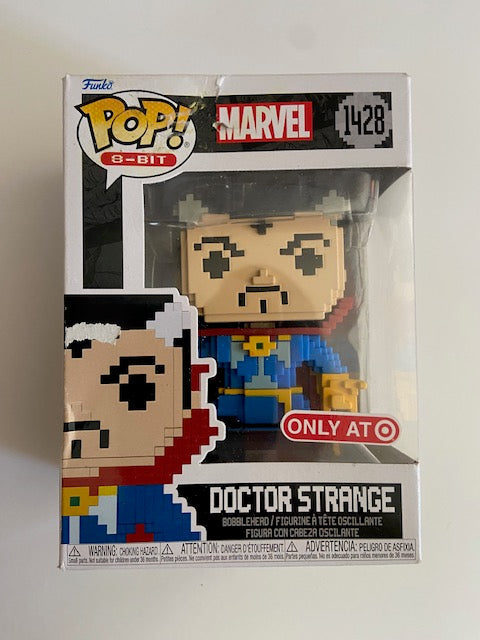 FUNKO POP-8-BIT THOR 1427, DR STRANGE 1428, IRON MAN 1429, SCARLET WITCH 1430-