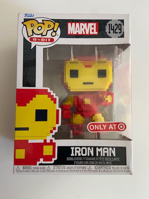 FUNKO POP-8-BIT THOR 1427, DR STRANGE 1428, IRON MAN 1429, SCARLET WITCH 1430-